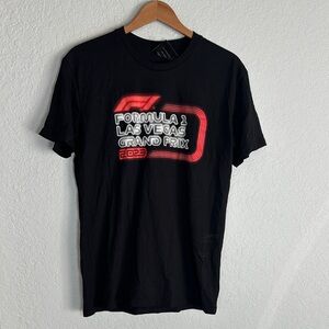 NEW Formula 1 Las Vegas Grand Prix 2023 Black Graphic T-Shirt Men’s Auto Racing